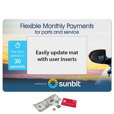 Frame-It Flex® Peel&Place® Ultra Thin Window Counter Mat-10"x15"x.015"