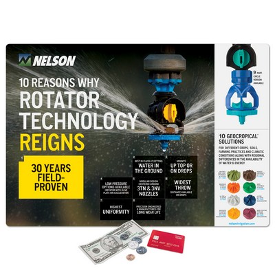 Vynex® Peel&Place® Ultra Thin Removable/Repositionable Counter Mat-20"x28"x.015"